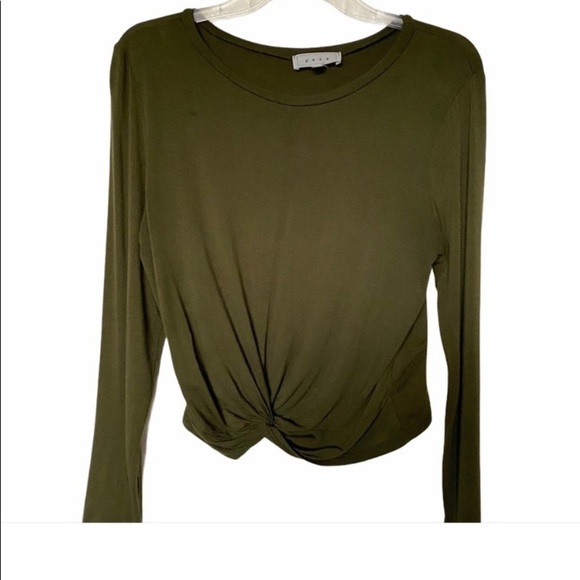 gaze Twist Top Long Sleeves Size L - Picture 2 of 6